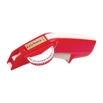 Dymo เครื่องปั๊มอักษร รุ่น 1610-00 - สีแดง (พร้อมเทปสีดำ 2 ม้วน) Dymo เครื่องปั๊มอักษร รุ่น 1610-00 - สีแดง (พร้อมเทปสีดำ 2 ม้วน)