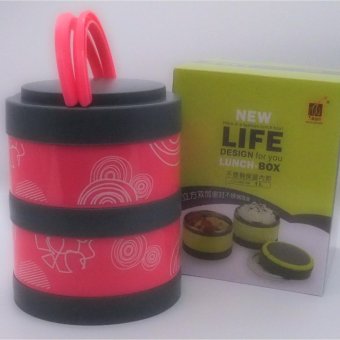 ปิ่นโตสูญญากาศ(สีขมพู) ปิ่นโตสูญญากาศ(สีขมพู)