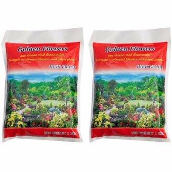 Golden Flower Organic Fertilizer Pellet ปุ๋ยอินทรีย์ชีวภาพอัดเม็ด เม็ดสีแดง 1กก. (2ถุง) Golden Flower Organic Fertilizer Pellet ปุ๋ยอินทรีย์ชีวภาพอัดเม็ด เม็ดสีแดง 1กก. (2ถุง)