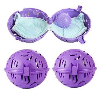 Panda Wash Ball Laundry Washing Protecter ลูกบอลซักถนอมชุดชั้นใน 2 ลูก (purple)pack 2pcs Panda Wash Ball Laundry Washing Protecter ลูกบอลซักถนอมชุดชั้นใน 2 ลูก (purple)pack 2pcs