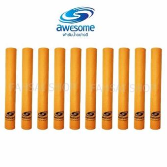 Awesome ผ้าซับน้ำอย่างดี ขนาด 50x70 cm. จำนวน 10 ผืน (สีส้ม) Awesome ผ้าซับน้ำอย่างดี ขนาด 50x70 cm. จำนวน 10 ผืน (สีส้ม)