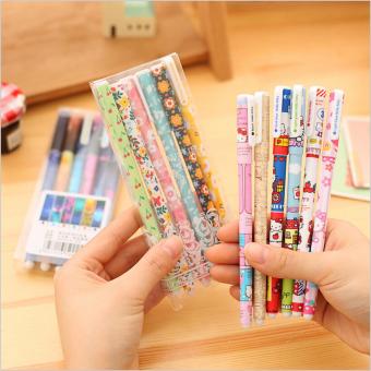 ปากกาเจลหมึก แพคกล่อง 6 สี ปากกาเจลหมึก แพคกล่อง 6 สี