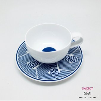 DinFi Premiere Porcelain ถ้วยกาแฟชุด ยุธยา สีน้ำเงิน YUTYA COFFEE & TEA in BLUE 2ชิ้น DinFi Premiere Porcelain ถ้วยกาแฟชุด ยุธยา สีน้ำเงิน YUTYA COFFEE & TEA in BLUE 2ชิ้น
