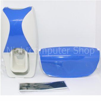 FAHSAISHOP-ที่บีบยาสีฟัน เครื่องบีบยาสีฟันอัตโนมัติ พร้อมที่แขวนแปรงสีฟัน-สีน้ำเงิน FAHSAISHOP-ที่บีบยาสีฟัน เครื่องบีบยาสีฟันอัตโนมัติ พร้อมที่แขวนแปรงสีฟัน-สีน้ำเงิน