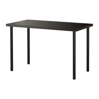 LINNMON โต๊ะทำงาน Work table 60*120 cm (ดำ) LINNMON โต๊ะทำงาน Work table 60*120 cm (ดำ)