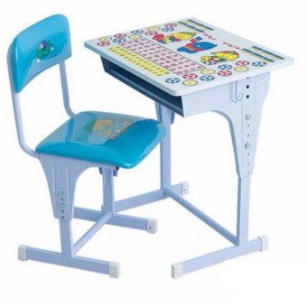 Asia ชุดโต๊ะนักเรียนปรับระดับ R-147 สีฟ้า Asia ชุดโต๊ะนักเรียนปรับระดับ R-147 สีฟ้า