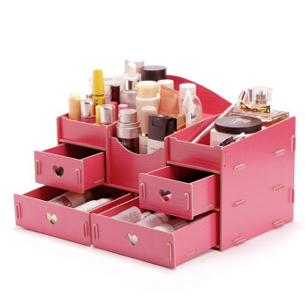 ชั้นวางเครื่องสำอาง DIY Storage Box (สีโอรส) ชั้นวางเครื่องสำอาง DIY Storage Box (สีโอรส)