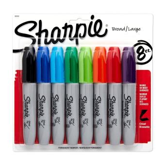 Sharpie ปากกาเมจิก Chisel Assorted 8 pk. Sharpie ปากกาเมจิก Chisel Assorted 8 pk.