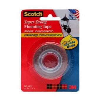 Scotch® CAT4011 21มม x 1 เมตร เทปแรงยึดติดสูงSUPER STRONG MOUNTING 21MMX1M TAPE (ชุด 3 ม้วน) Scotch® CAT4011 21มม x 1 เมตร เทปแรงยึดติดสูงSUPER STRONG MOUNTING 21MMX1M TAPE (ชุด 3 ม้วน)