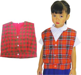 Thaiadapp เสื้อกั๊กลายสก็อตมีซับใน Thaiadapp เสื้อกั๊กลายสก็อตมีซับใน