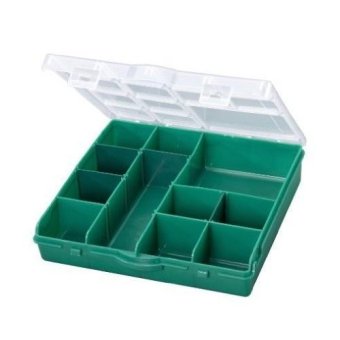 STACK-ON กล่อง เก็บของ 13 ช่อง ที่กั้นช่องถอดได้ รุ่น SBG-13 (สีเขียว) STACK-ON กล่อง เก็บของ 13 ช่อง ที่กั้นช่องถอดได้ รุ่น SBG-13 (สีเขียว)