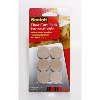 Scotch® Floor Care Circle Beige 28 MM (12 PCS/CARD) สก๊อตซ์® สักหลาดรองขาโต๊ะ แบบมีกาวในตัว ขนาด 28 มม. สีเบจ (ทรงกลม) (ชุด 3 แพ็ค) Scotch® Floor Care Circle Beige 28 MM (12 PCS/CARD) สก๊อตซ์® สักหลาดรองขาโต๊ะ แบบมีกาวในตัว ขนาด 28 มม. สีเบจ (ทรงกลม) (ชุด 3 แพ็ค)