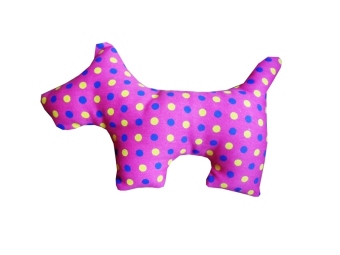 Dogacat ของเล่นสุนัข ของเล่นหมา ของเล่นแมว ตุ๊กตาผ้าสุนัข - สีบานเย็น ลายจุด Dogacat ของเล่นสุนัข ของเล่นหมา ของเล่นแมว ตุ๊กตาผ้าสุนัข - สีบานเย็น ลายจุด