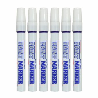 MUNHWA Paint Marker ปากกามาร์คเกอร์ ปากกาเขียนเขียนเหล็ก ปากกาเขียนยางรถ จำนวน 6 ด้าม - Violet MUNHWA Paint Marker ปากกามาร์คเกอร์ ปากกาเขียนเขียนเหล็ก ปากกาเขียนยางรถ จำนวน 6 ด้าม - Violet