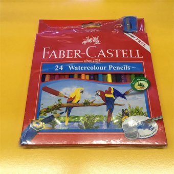 Faber-Castell เฟเบอร์-คาสเทลล์ สีไม้ระบายน้ำ 24สี Faber-Castell เฟเบอร์-คาสเทลล์ สีไม้ระบายน้ำ 24สี