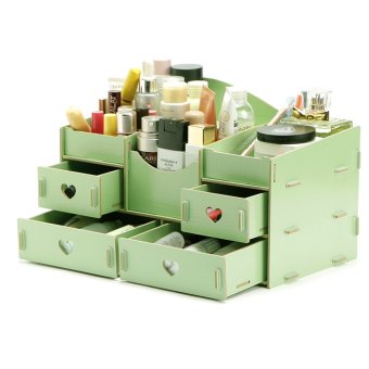ชั้นวางเครื่องสำอาง DIY Storage Box (เขียว) ชั้นวางเครื่องสำอาง DIY Storage Box (เขียว)