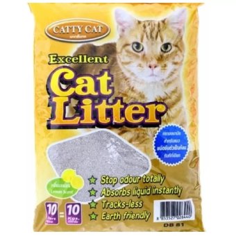 Cattycat ทรายภูเขาไฟ กลิ่นมะนาว 10L ( 2 units ) Cattycat ทรายภูเขาไฟ กลิ่นมะนาว 10L ( 2 units )