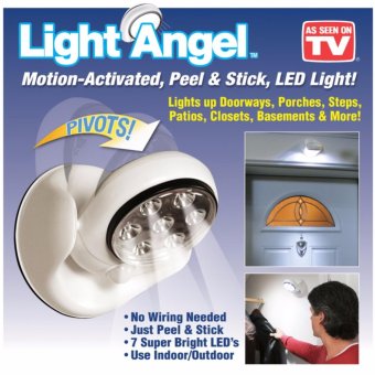 Light Angel Motion Sensor โคมไฟ LED พร้อมเซนเซอร์ตรวจจับความเคลื่อนไหว เปิด/ปิดอัตโนมัติ Light Angel Motion Sensor โคมไฟ LED พร้อมเซนเซอร์ตรวจจับความเคลื่อนไหว เปิด/ปิดอัตโนมัติ