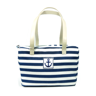 Pet Pirate กระเป๋าลายกะลาสี หูหนัง พื้นหนัง (สีน้ำเงิน) Pet Pirate กระเป๋าลายกะลาสี หูหนัง พื้นหนัง (สีน้ำเงิน)