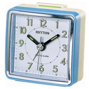 Rhythm นาฬิกาปลุก รุ่น CRE210NR04 - Pearl Blue Rhythm นาฬิกาปลุก รุ่น CRE210NR04 - Pearl Blue