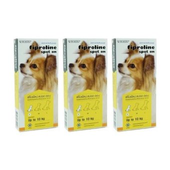 fiproline ยาหยอดกำจัดเห็บ หมัด สุนัข น้อยกว่า 10 กิโลกรัม (3 units) fiproline ยาหยอดกำจัดเห็บ หมัด สุนัข น้อยกว่า 10 กิโลกรัม (3 units)