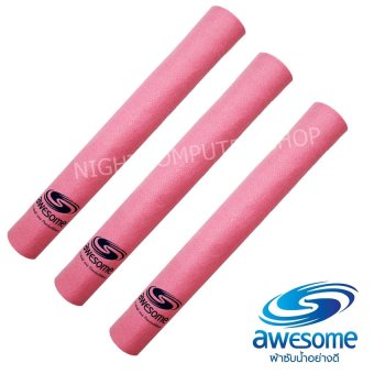 Awesome ผ้าซับน้ำอย่างดี ขนาด 50x70 cm. จำนวน 3 ผืน (PINK) Awesome ผ้าซับน้ำอย่างดี ขนาด 50x70 cm. จำนวน 3 ผืน (PINK)