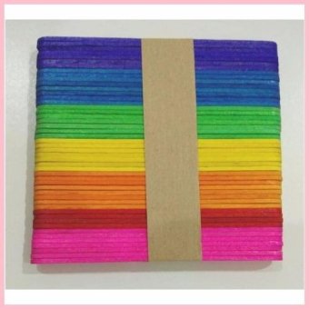 ไม้ไอติมคละสี ขนาด 114 มม. (600 ชิ้น/ห่อ) ไม้ไอติมคละสี ขนาด 114 มม. (600 ชิ้น/ห่อ)