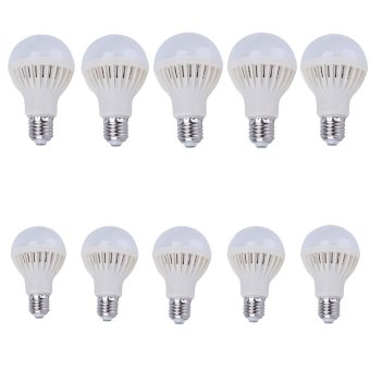 Energy Seven7 shop Energy LED หลอดแอลอีดี ประหยัดไฟ ชนิดเกลียว E27 หลอดLED 5w (สีขาว)แพ็ค 10ชิ้น Energy Seven7 shop Energy LED หลอดแอลอีดี ประหยัดไฟ ชนิดเกลียว E27 หลอดLED 5w (สีขาว)แพ็ค 10ชิ้น