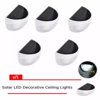 โคมไฟ LED พลังงานแสงอาทิตย์กันน้ำ Solar LED โซล่าเซลล์ 6 LED ทรงกลม 5 ชิ้น ฟรี 1 โคมไฟ LED พลังงานแสงอาทิตย์กันน้ำ Solar LED โซล่าเซลล์ 6 LED ทรงกลม 5 ชิ้น ฟรี 1