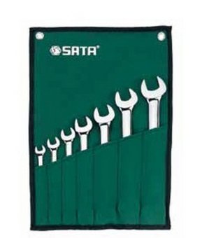 SATA DOUBLE OPEN END SET METRIC 7PC. รุ่น 09073 (สีเขียว) SATA DOUBLE OPEN END SET METRIC 7PC. รุ่น 09073 (สีเขียว)