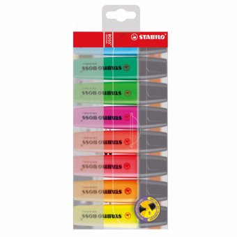 STABILO Boss Original ปากกาเน้นข้อความ Boss in Wallet ชุด 8 สี STABILO Boss Original ปากกาเน้นข้อความ Boss in Wallet ชุด 8 สี