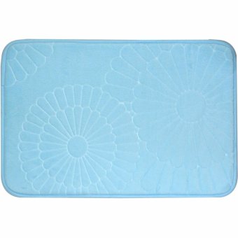 Elegance พรมห้องน้ำ Soft F-Blue 40x60 cm. Elegance พรมห้องน้ำ Soft F-Blue 40x60 cm.