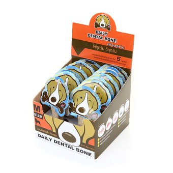 PET2GO ขนมขัดฟันสุนัข เดลี่ เดนทัลโบน รสนม 28g (14ชิ้น/กล่อง) PET2GO ขนมขัดฟันสุนัข เดลี่ เดนทัลโบน รสนม 28g (14ชิ้น/กล่อง)