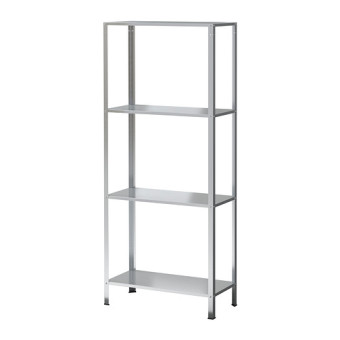 IKEA ชั้นวาง Hullis 4ชั้น เหล็กชุบกัลวาไนซ์ 60 x 140 ซม. IKEA ชั้นวาง Hullis 4ชั้น เหล็กชุบกัลวาไนซ์ 60 x 140 ซม.