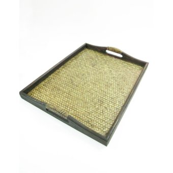 ถาดใส่ของ ไม้ไผ่สาน มีหูหิ้ว ขนาด 35x45 ซม. ถาดใส่ของ ไม้ไผ่สาน มีหูหิ้ว ขนาด 35x45 ซม.