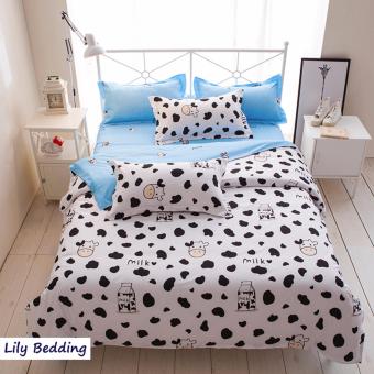 Lily Bedding ผ้าปูที่นอน 6 ฟุต 5 ชิ้น + ผ้านวม เกรดเอ ลาย YK016 Lily Bedding ผ้าปูที่นอน 6 ฟุต 5 ชิ้น + ผ้านวม เกรดเอ ลาย YK016