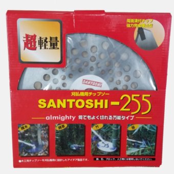 SANTOSHI ใบเลื่อยตัดหญ้า 10 นิ้ว 40ฟัน ซันโตชิ กล่องแดง 5.3มิล SANTOSHI ใบเลื่อยตัดหญ้า 10 นิ้ว 40ฟัน ซันโตชิ กล่องแดง 5.3มิล
