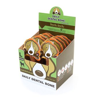 PET2GO ขนมขัดฟันสุนัข เดลี่ เดนทัลโบน รสไก่ 70g (10ชิ้น/กล่อง) PET2GO ขนมขัดฟันสุนัข เดลี่ เดนทัลโบน รสไก่ 70g (10ชิ้น/กล่อง)
