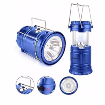 RECHARGEABLE ตะเกียงพลังงานแสงอาทิตย์ 3IN1 รุ่น HL-5800T (สีน้ำเงิน) RECHARGEABLE ตะเกียงพลังงานแสงอาทิตย์ 3IN1 รุ่น HL-5800T (สีน้ำเงิน)