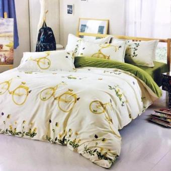 Lily ผ้าปูที่นอน 6 ฟุต 5 ชิ้น + ผ้านวม เกรดเอ รุ่น PR083 Lily ผ้าปูที่นอน 6 ฟุต 5 ชิ้น + ผ้านวม เกรดเอ รุ่น PR083