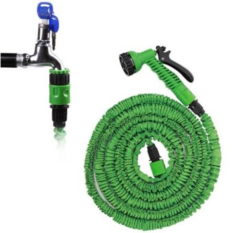 Elastic Hose สายยางยืดหด-in-หัวฉีดน้ำ 15เมตร/50FT จะขยายและสัญญา (สีเขียว) Elastic Hose สายยางยืดหด-in-หัวฉีดน้ำ 15เมตร/50FT จะขยายและสัญญา (สีเขียว)