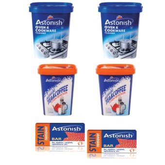 Astonish Set ครีมขจัดคราบอเนกประสงค์ +ผง OXY-PLUS+สบู่ขจัดคราบสกปรก 6 ชิ้น Astonish Set ครีมขจัดคราบอเนกประสงค์ +ผง OXY-PLUS+สบู่ขจัดคราบสกปรก 6 ชิ้น
