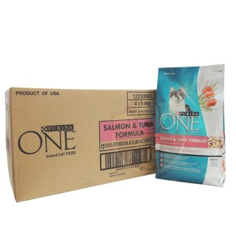 ขายยกลัง Purina One แมวโต สูตรปลาแซลมอน และปลาทูน่า 1.4kg 4ถุง ขายยกลัง Purina One แมวโต สูตรปลาแซลมอน และปลาทูน่า 1.4kg 4ถุง
