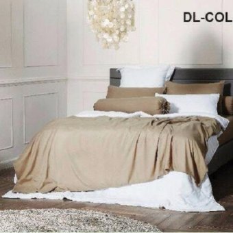 Dunlopillo ผ้าปูที่นอน+ปลอกหมอนหนุน 2ใบ ลายDL-COL-LATTE ขนาด 6ฟุต Dunlopillo ผ้าปูที่นอน+ปลอกหมอนหนุน 2ใบ ลายDL-COL-LATTE ขนาด 6ฟุต