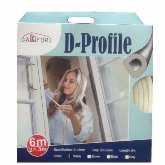 D-Profile ซีลยางประตูกันเสียง - ติดยางขอบประตู ลดเสียงรบกวน D-Profile ซีลยางประตูกันเสียง - ติดยางขอบประตู ลดเสียงรบกวน