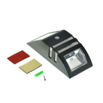 โคมไฟ โซล่าเซลล์ รุ่น Montion Sensor สแตนเลส ไฟขาว - white (สีดำ) โคมไฟ โซล่าเซลล์ รุ่น Montion Sensor สแตนเลส ไฟขาว - white (สีดำ)
