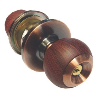 Golden Homes ลูกบิดประตูลายไม้ ทองแดงรมดำ รุ่น GH-5885AC-B - Brown Golden Homes ลูกบิดประตูลายไม้ ทองแดงรมดำ รุ่น GH-5885AC-B - Brown