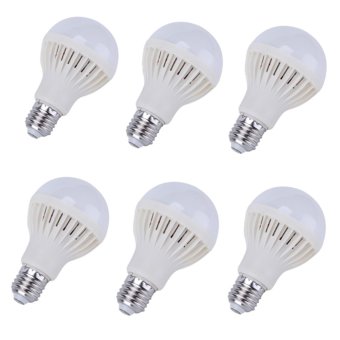 Energy LED หลอดแอลอีดี ประหยัดไฟ ชนิดเกลียว E27 หลอดLED 5w (สีขาว)แพ็ค 6ชิ้น Energy LED หลอดแอลอีดี ประหยัดไฟ ชนิดเกลียว E27 หลอดLED 5w (สีขาว)แพ็ค 6ชิ้น