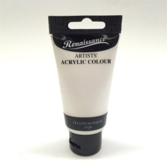Master Art สีอะครีลิค Acrylic Renaissance 75มล. สีขาว Titanium White Master Art สีอะครีลิค Acrylic Renaissance 75มล. สีขาว Titanium White