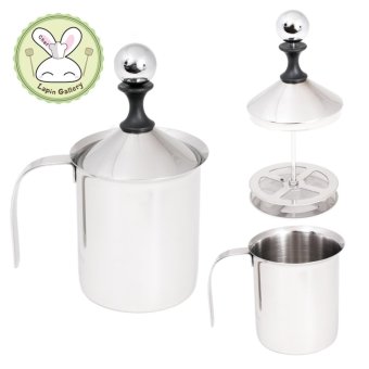 Stainless Milk Frothers เหยือกปั๊มตีฟองนม ขนาด 400 ml Stainless Milk Frothers เหยือกปั๊มตีฟองนม ขนาด 400 ml